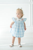 Sailboats Smocked Annabelle Bloomer Set