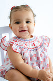 Americana Smocked Birdie Bubble