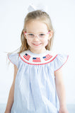 Flags Smocked Helen Dress