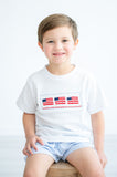 Flags Smocked Beau T-Shirt/Shorts Set