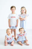 Flags Smocked Helen Dress