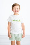 Frogs Smocked Beau T-Shirt/Shorts Set