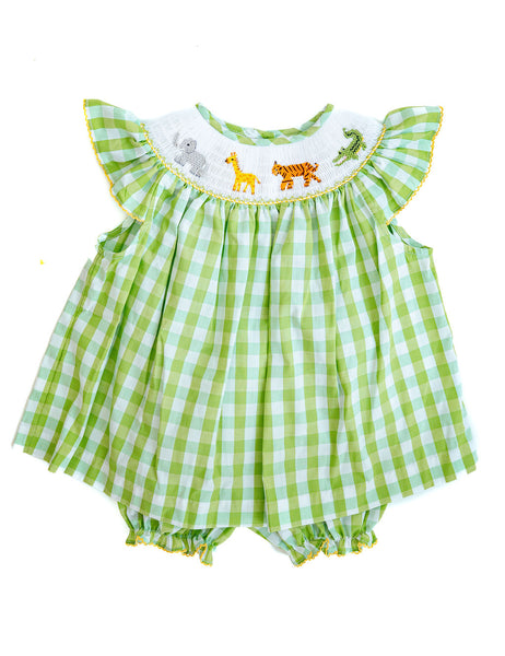 Smocked Zoo Bloomer Set I Ruth and Ralph 3T / Annabelle Bloomer Set Smocked Zoo Bloomer Set I Ruth and Ralph 3T / Annabelle Bloomer Set