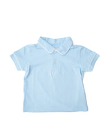 Solid Light Blue Pima Cotton Shep Polo