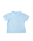 Solid Light Blue Pima Cotton Shep Polo