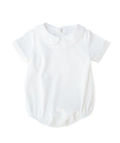 Boy Peter Pan Collar Shirt & Onesie