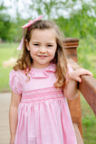 Perfectly Pink Smocked Caroline Dress