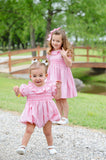 Perfectly Pink Smocked Eleanor Bubble