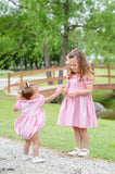 Perfectly Pink Smocked Eleanor Bubble