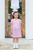 Pink Birthday Cakes Smocked Helen Dress