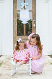 Pink Birthday Cakes Smocked Birdie Bubble
