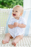 Blue Football Layette Set