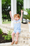 Back to School Caterpillar Smocked Benjamin Jonjon