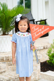 Back to School Caterpillar Smocked Helen Dress