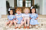Back to School Caterpillar Smocked Benjamin Jonjon