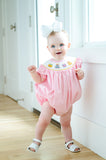Pink Birthday Cakes Smocked Birdie Bubble
