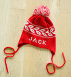 Footballs Custom Knit Toboggan Hat