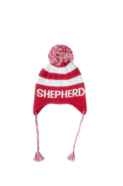 Red Custom Knit Toboggan Hat