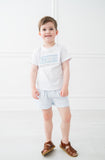 Seashells Smocked Beau T-Shirt/Shorts Set