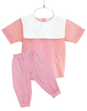 Red Bib Shirt/Pants Set