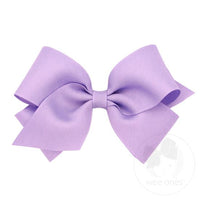 Wee Ones Small Classic Grosgrain Hair Bow - Lt Orchid