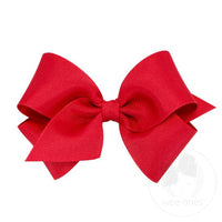 Wee Ones Small Classic Grosgrain Hair Bow - Red