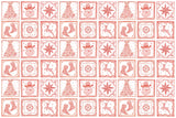 Christmas Tiles Pima Cotton Shep Polo