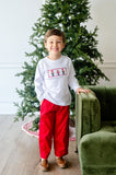 Nutcrackers Smocked Beau T-Shirt/Pants Set