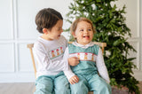 Santa Dogs Smocked Norman Longall