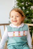 Santa Dogs Smocked Norman Longall