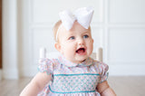 Fall Floral Smocked Pima Cotton Emma Bubble