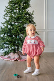 Golfing Santa Smocked Henry Bubble