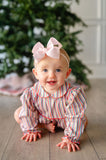 Holiday Stripes Pima Cotton Emma Bubble