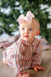Holiday Stripes Pima Cotton Emma Bubble