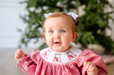 Golfing Santa Smocked Birdie Bubble
