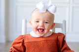 Golden Orange Smocked Pima Cotton Emma Bubble