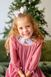 Golfing Santa Smocked Helen Dress