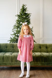 Golfing Santa Smocked Helen Dress