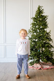 Cowboy Nutcrackers Smocked Beau T-Shirt/Pants Set