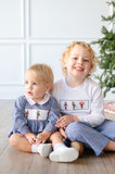 Cowboy Nutcrackers Smocked Beau T-Shirt/Pants Set