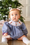 Cowgirl Nutcrackers Smocked Birdie Bubble