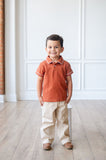 Golden Orange Pima Shep Polo