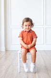 Golden Orange Pima Harold Romper