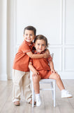 Golden Orange Pima Harold Romper