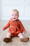 Golden Orange Pima Alexander Bubble Long Sleeve