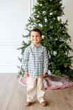 Holiday Golden Fields Plaid Conrad Button Up Shirt