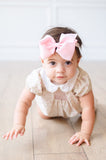 Pink Floral Smocked Emmie Bubble