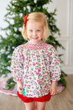Holly Smocked Annabelle Bloomer Set