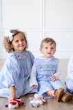 Snowmen Smocked Helen Dress