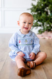 Snowmen Smocked Henry Bubble